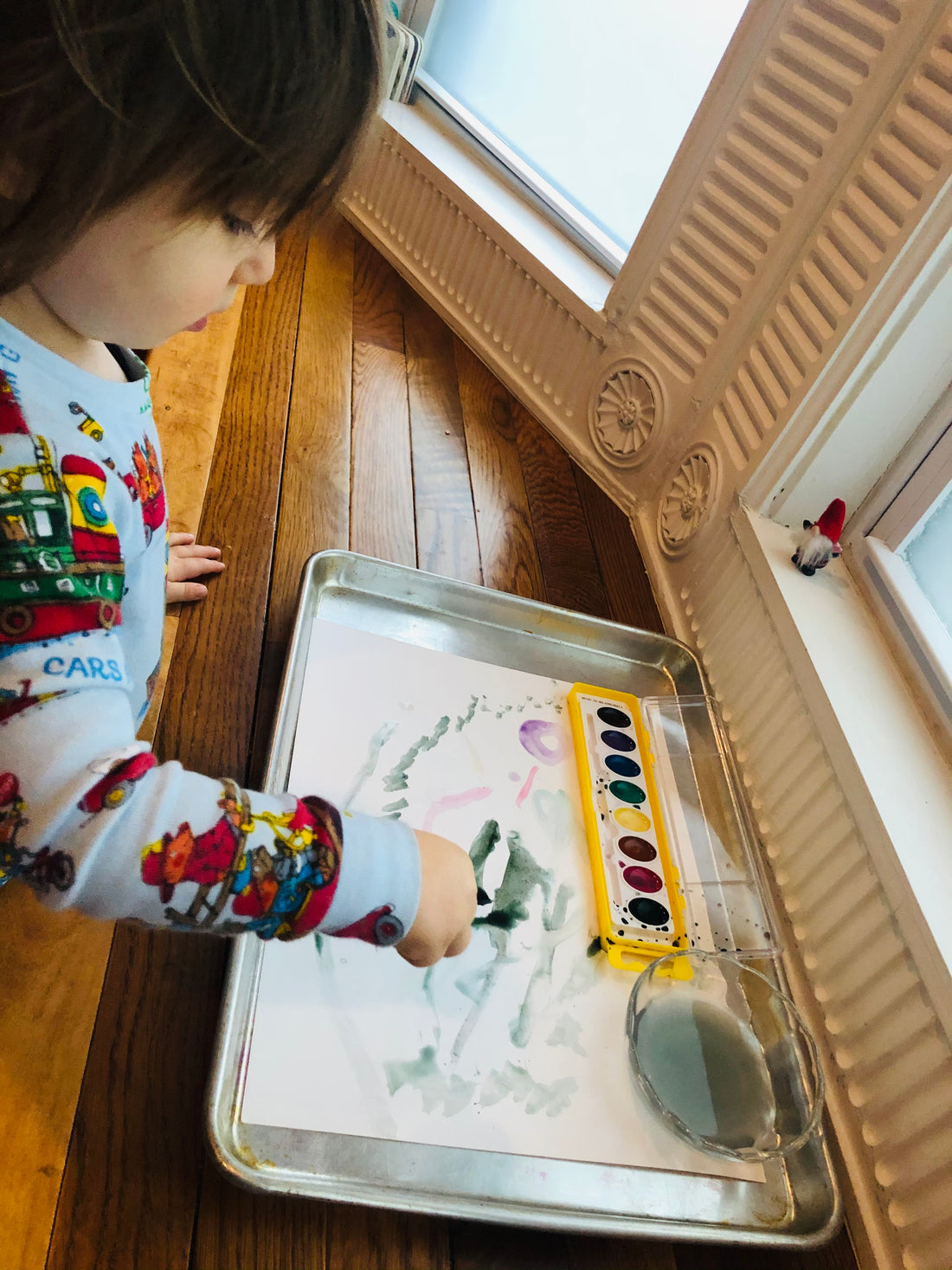 Watercolor toddler Montessori activity essential